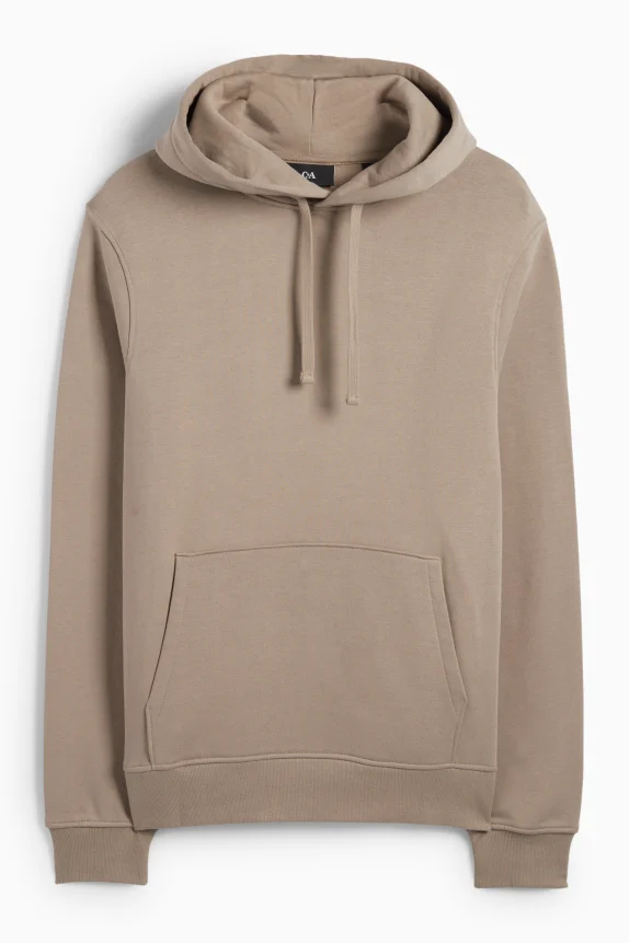 Hoodie taupe