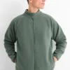 Fleece jacket dark green