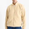 Fleece jacket beige
