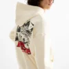 Hoodie - Initial D light beige