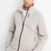 Zip-through sweatshirt light gray