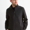 Zip-through sweatshirt black