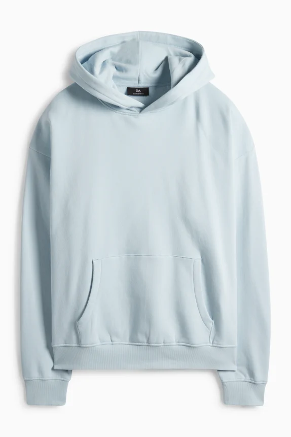 Oversized hoodie light blue