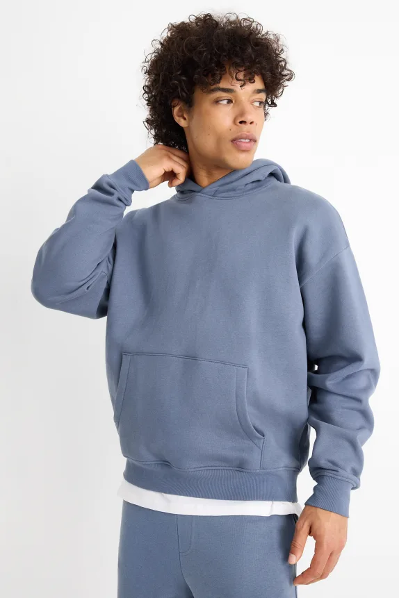 Oversized hoodie blue