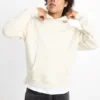 Oversized hoodie light beige