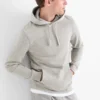 Hoodie light gray-melange