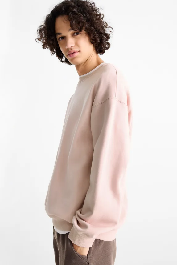 Oversized sweatshirt rose