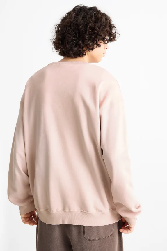 Oversized sweatshirt rose
