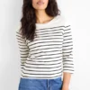 Long sleeve top - striped cremewhite
