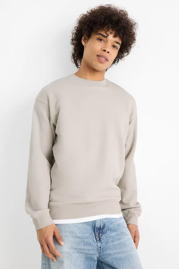 Oversized sweatshirt light gray