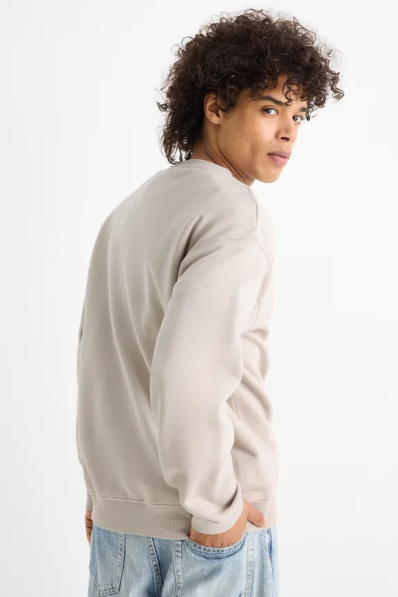 Oversized sweatshirt light gray