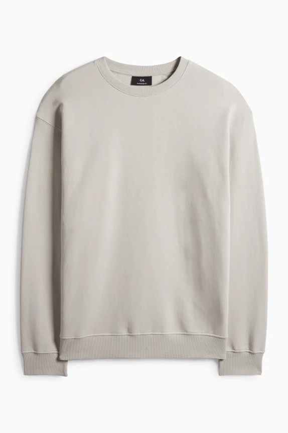 Oversized sweatshirt light gray