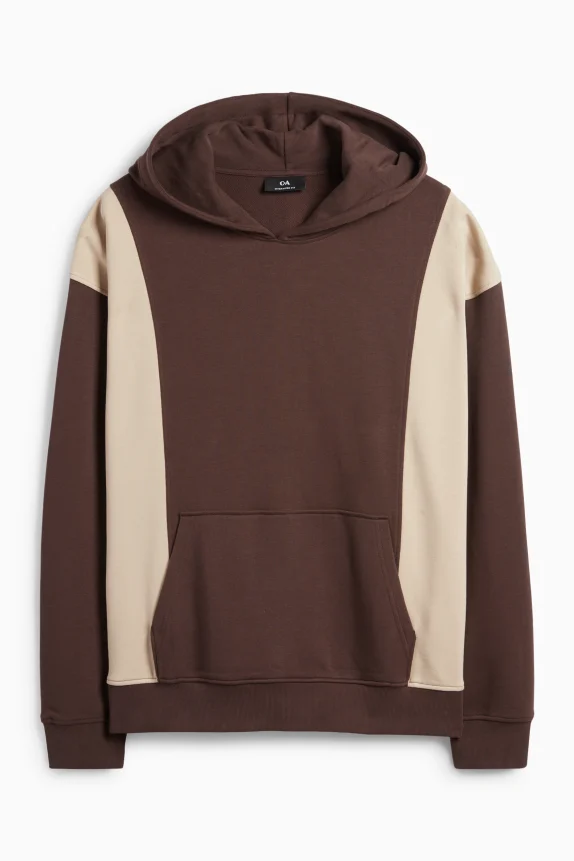 Hoodie dark brown