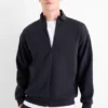 Zip-through sweatshirt dark blue