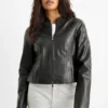 Jacket - faux leather black