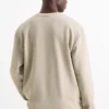 Sweatshirt - textured taupe