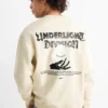 Sweatshirt - relaxed fit cremewhite