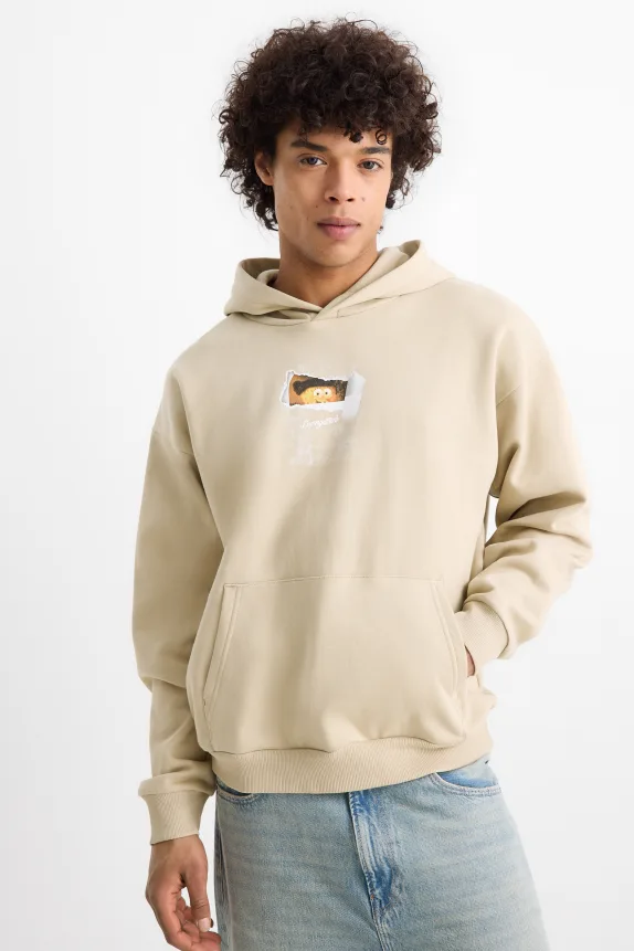 Oversized hoodie - SpongeBob SquarePants light beige