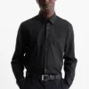 Business shirt - regular fit - kent collar - easy-iron black