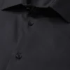 Business shirt - slim fit - kent collar - easy-iron black