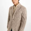 Tailored jacket - regular fit - stretch - 2-in-1 look beige