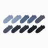 Multipack of 10 - trainer socks blue