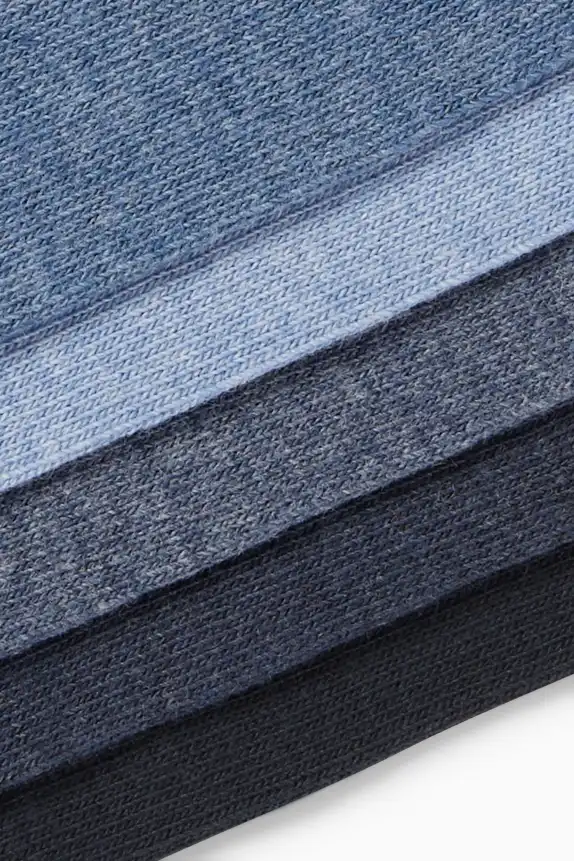 Multipack of 10 - trainer socks blue