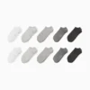 Multipack of 10 - trainer socks gray-melange