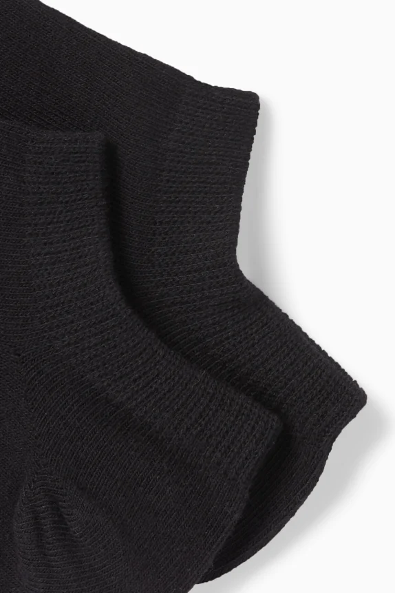 Multipack of 10 - trainer socks black