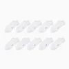 Multipack of 10 - trainer socks white
