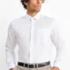 Business shirt - regular fit - kent collar - easy-iron white