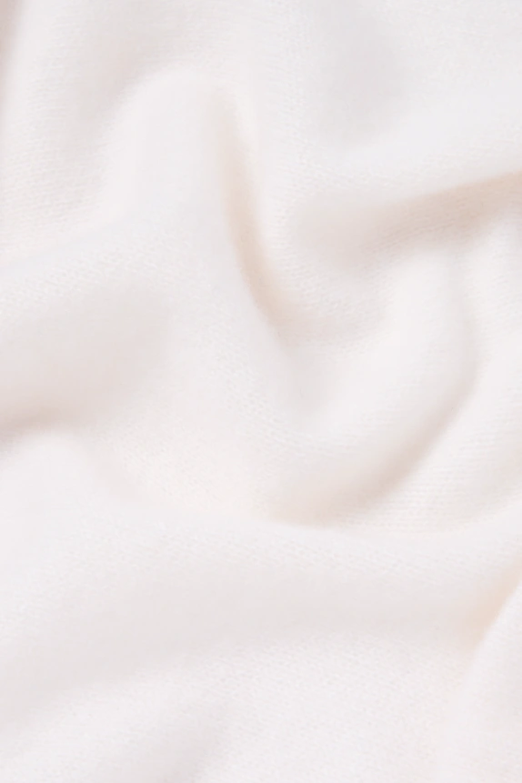 Cashmere scarf cremewhite