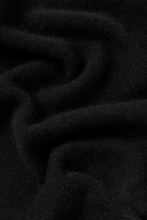 Cashmere scarf black