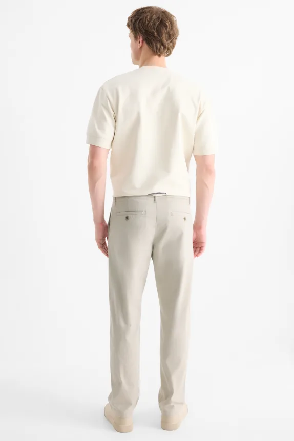 Chinos - regular fit beige