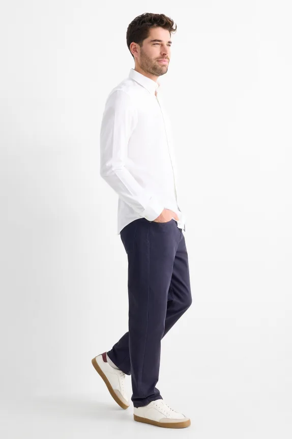 Trousers - regular fit dark blue 2 Trousers - regular fit dark blue