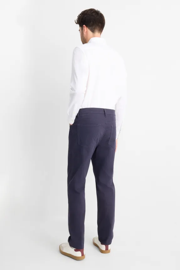 Trousers - regular fit dark blue 3 Trousers - regular fit dark blue