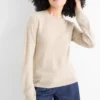 Cashmere jumper light beige