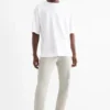 Trousers - slim fit - LYCRAÂ® light gray
