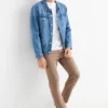 Trousers - slim fit - LYCRAÂ® brown