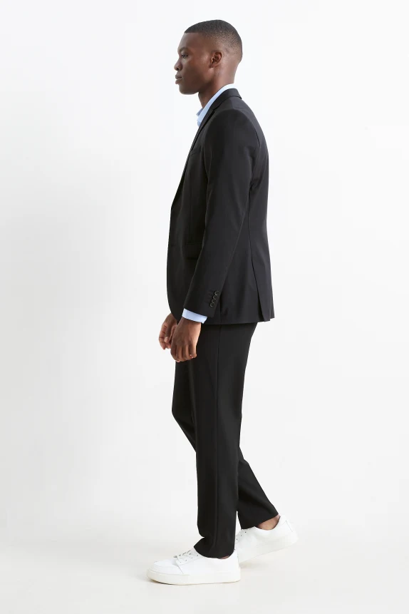 Mix-and-match trousers - slim fit - Flex - 4 Way Stretch - LYCRAÂ® black