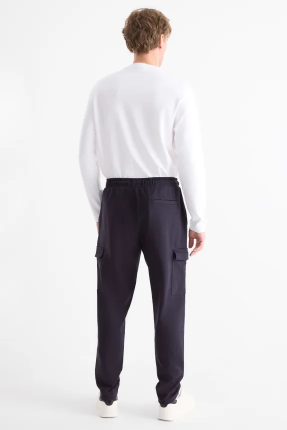 Cargo joggers dark blue