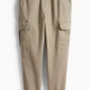Cargo trousers - tapered fit - LYCRAÂ® light brown