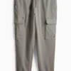 Cargo trousers - tapered fit - LYCRAÂ® gray