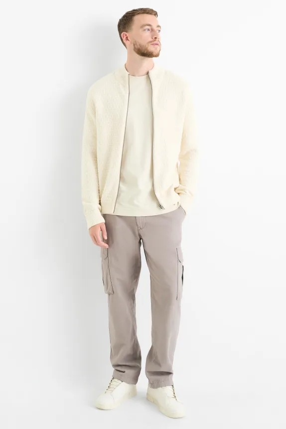 Cargo trousers taupe