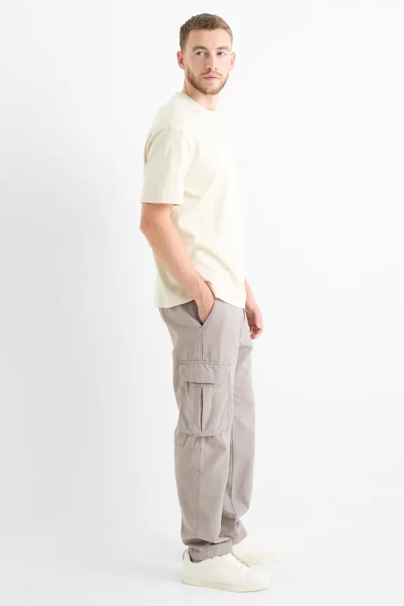 Cargo trousers taupe
