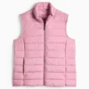 Quilted gilet pink
