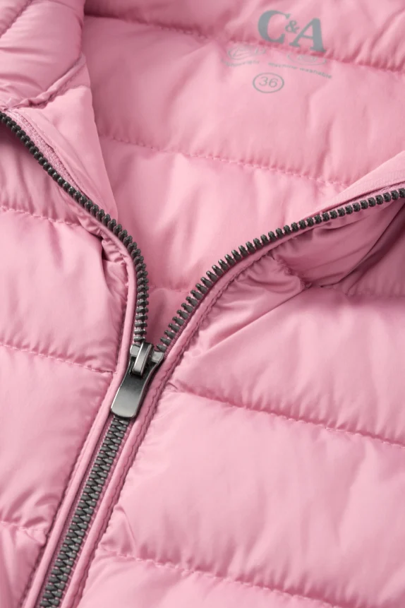 Quilted gilet pink