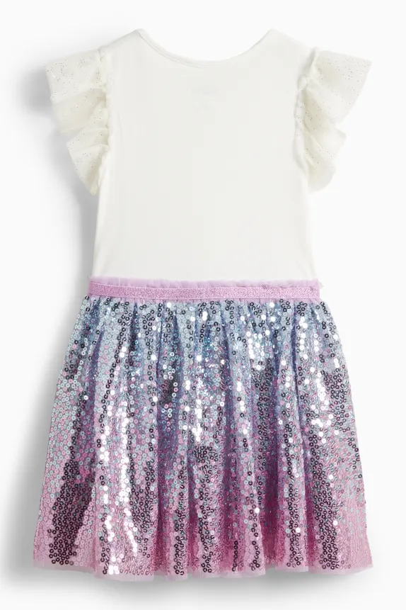 Frozen - dress - shiny light violet