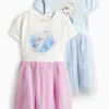 Multipack of 2 - Frozen - dress - shiny light violet