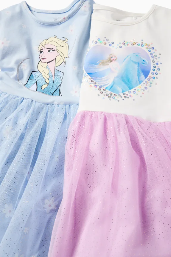 Multipack of 2 - Frozen - dress - shiny light violet